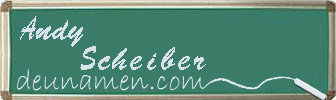 Andy Scheiber Visitenkarte